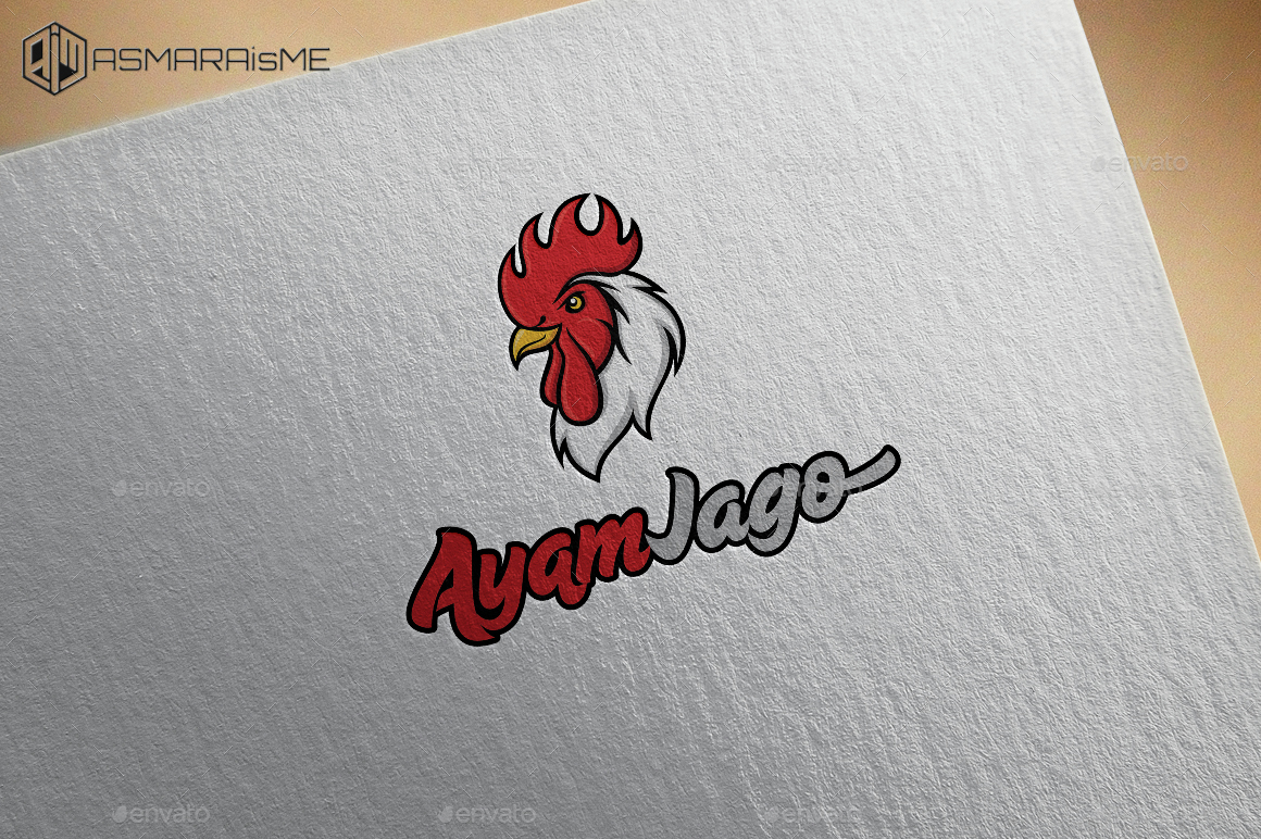 Ayam Jago Rooster Logo by ASMARAisME GraphicRiver
